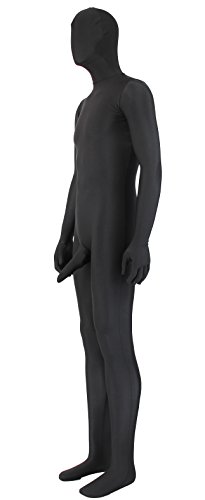 Black Full Body Zentai With Penis